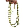 Collar de Cadena para Clavícula Estilo Literario Verde Estilo Chino Vintage Mezcla y Combina Jade del Sur Shi Jia Perla Blanca Fría para Mujer