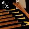 Régua Di Zi Gui Cem Nomes de Família Encorajando Professores a Aprender Disciplina Doméstica Haste de Bambu Educação Professores Régua Chicote Tiras de Bambu
