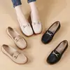 Zapatos Casuales Antideslizantes Cómodos para Mujer, Zapatos Casuales Versátiles sin Cordones para Mujer, Mocasines de Moda Gruesos de Suela Suave