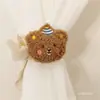 Estilo Coreano Estilo Ins Oso Lindo Cortina para Habitación Infantil Correa Cuerda Mosquitero Amarre Cuerda de Amarre para Parasol de Coche