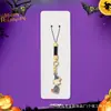 Pingente Caveira de Halloween Transfronteiriço Fantasma de Terror Bolsa de Abóbora Chaveiro de Metal Pingente Evento Pequeno Presente