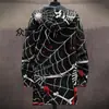Cardigan con capucha y cremallera suelta para hombre, chaqueta de algodón, 3D digital, sin riesgos, nuevo, independiente de Temu, para hacer tú mismo con imágenes