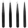 Pinzas de Cejas de Alta Precisión de 1.5 MM para Depilar y Recortar, Herramienta de Depilación de Barba de Acero Inoxidable, Pinzas para Pestañas Postizas para Mujeres