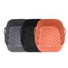 Forma de silicone para fritadeira elétrica Amazon Air Fryer, tapete de silicone para fritadeira fácil de limpar, forma redonda para assar.