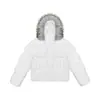 Jaqueta de Penas Masculina Quente de Inverno com Gola de Pele Removível, Acolchoada e Forrada com Lã, Vendida em Larga Escala no Exterior, Casaco Puffer Personalizado