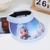 Popular Nezha Anime Transfronterizo Poliéster Ala Ancha Sombrero de Copa Vacío para Exteriores Parasol Estilo Lindo y a la Moda