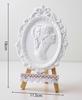 Placa creativa de yeso blanco para exhibición de joyas, ideal para guardar pulseras, pendientes y anillos, accesorios de fotografía.