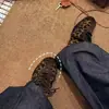 Zapatillas de Entrenamiento Alemanas para Mujer con Estampado de Leopardo y Elevador Oculto Otoño 2026 Retro Ballet Suela Gruesa Suela Suave Deportivas Casuales Zapatos Forrest Gump para Personas Bajas