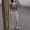 Cárdigan de Punto Estilo Chanel para Mujer Estilo Coreano Cuello POLO Nuevo Suéter Otoño e Invierno Top Delgado Retro Pequeño