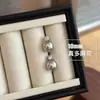 Pendientes Clásicos de Plata de Ley 925 con Perlas para Mujer, Estilo Princess Diana, Pendientes de Lujo Sencillo y Versátil, Gama Alta de Nicho