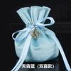 Nueva Bolsa de Dulces de Terciopelo para Boda caja de dulces avanzada colgante con carácter Xi bolsa de dulces de regalo de boda europea
