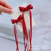Estilo Coreano Novo Acessório de Cabeça Simples Infantil Fita Laço de Cabelo de Menininha Acessórios de Cabelo Estilo Fada Tesouro Feminino Par de Presilhas
