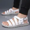 Sandálias Romanas de Praia Antiderrapantes com Solado Grosso, Sapatos Masculinos Macios e Versáteis, Novidade de Verão 2026 Transfronteiriços de Tamanho Grande
