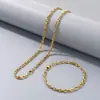 Design de corrente simples, adequado para tricotar suéteres, unissex, pulseira multi-corrente simples, colar de corrente, aço titânio trançado versátil