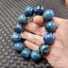 Pulsera de ágata de Xizang con cuentas una, dos, tres, cuatro, cinco, seis, nueve ojos colmillo de tigre Ruyi joyería pulsera de jade luantong