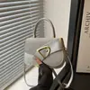 Bolso de Mano Cruzado de un Solo Hombro Nuevo Estilo Otoño e Invierno 2025 de Gama Alta y Nicho, Elegante y Versátil con Cinturón Decorado
