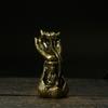 Latão lótus Buda mão refluxo incenso decoração de mesa escritório decoração da sala de estar artesanato vintage Bodhisattva