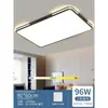 Luminária de teto LED ultrafina para sala de estar, simples e moderna, luminária elegante para quarto e dormitório, conjunto retangular, luminária de teto para casa