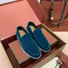 [Edição Superior] Mocassins Slip-On de Couro Genuíno para Caminhada Masculina para Caminhar até Dez Mil Passos