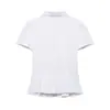Para Comercio Exterior Transfronterizo Europeo y Americano Ropa de Mujer Aliexpress Más Vendido Verano Simple Versátil Camisa de Popelina Rayada
