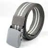 Cinturón Casual de Lona y Nylon para Hombres y Mujeres Sin Metal Entrenamiento al Aire Libre Hebilla Lisa Cinturón de Combate Fuente Transfronteriza