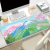 Mouse pad de animação de desenho animado paisagem pintura a óleo pad para teclado de computador espessado atacado transfronteiriço tapete de mesa grande transfronteiriço