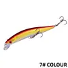 Isca Minnow Curva 10 Cores Transfronteiriça 9,5cm 8,5g Isca Artificial Biônica Plástico Isca Dura Equipamento de Pesca Isca de Peixe Isca Artificial