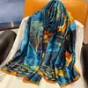 Ciudad de Yiwu Youhu Primavera y Verano Alta Gama Versátil Seda Imitación Delgado Bufanda Moda Clásica Larga Bufanda Venta al por Mayor