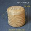 Fábrica de origen bambú pastel de siete semillas tetera hecha a mano empaque de té Pu'er caja de regalo té a granel especial almacenamiento