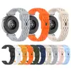 Adequado para o Novo Huawei Gt6/4/5 18/20/22mm Pulseira de Relógio Universal de Silicone Respirável de Malha Cor Sólida
