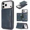 Compatível com capa de telefone magnética dois em um para iPhone 18, capa com porta-cartão para Samsung S26, capa de couro com carregamento sem fio MagSafe