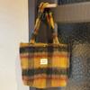 518690 Novedad Otoño e Invierno Bolso de Hombro Arcoíris para Mujer Bolso Tote Cuadrado de Gran Capacidad Bolso de Mano de Combinación de Colores Perezosa
