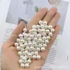 Resaltado ABS perlado no poroso blanco arroz blanco puro cuentas para uñas cuentas de burbujas de plástico caja de almacenamiento pesaje cuentas sueltas venta al por mayor