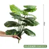 Venta al por mayor spot combinación de plantas verdes artificiales macetero exterior departamento de ventas de calle comercial canaleta para flores decoración de ventana cuadrada