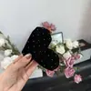 Nuevo Pasador de Pelo de Terciopelo Estilo Hepburn para Bebé, Pinza de Pelo de Mariposa Elegante y a la Moda, Accesorio para el Cabello de Pinza de Tiburón para Moño en la Parte Trasera de la Cabeza
