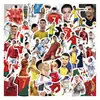 57 Adesivos de Grafite de Personagem Personalizados da Nova Estrela do Futebol Cristiano Ronaldo, Adesivos à Prova d'Água para Carro, Bagagem e Garrafas de Água