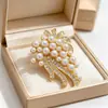 Broche de Tulipán de Zirconia de Alta Gama Xiliang Feizi Corsage de Tulipán Colorido Estilo Coreano Pin de Regalo Elegante Venta al por Mayor
