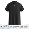 Camisas polo personalizadas, vestuário de trabalho com gola, camisetas de poliéster de manga curta corporativas, impressão de logotipo publicitário e bordado atacado