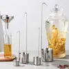 Acero Inoxidable No Magnético Lipper para Vino Dos Kilos y Medio/Un Kilo Lipper para Vino Hogareño Gancho de Mango Largo Lipper para Vino