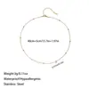 Collar Minimalista de Acero Inoxidable con Cadena Lisa Chapado en Oro de 18K Estilo Coreano para Mujer, Collar Delgado Versátil de Acero Inoxidable para el Trabajo
