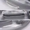 Porta-copos Inflável de PVC para Festa na Piscina, Porta-copos para Bebidas na Água, Porta-copos Quadrado de Quatro Furos, Porta-copos Inflável Quadrado para Lazer na Praia