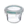 Tazón para Comida de Bebé Anticaídas de Vidrio Templado con Tapa, Tazón para Bebé, Frasco Sellado, Caja de Almacenamiento, Caja de Conservación de Vidrio para Comida de Bebé