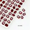 Rhinestones Octogonales Largos Dongzhou de 4*6 mm para Uñas, Rhinestones Octogonales Rectangulares con Base Puntiaguda, Rhinestones para Uñas DIY, Decoraciones Súper Brillantes para Uñas