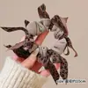 Otoño Invierno Estilo Coreano Cuadros Lazo para el Pelo de Intestino Grande Mujer 2026 Nuevo Gama Alta Súper Grande Cuerda para Moño Flor en la Cabeza Accesorios para el Cabello