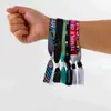 Venda por atacado direto da fábrica: Pulseira Preta Sem. Fivela de 8 Dentes, Fivela de Fita Colorida Descartável, Fivela Plástica Antiderrapante