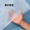 Bolsa con Cierre Gruesa Escarchada en stock Transparente Peva Ropa Interior Calcetines Toalla Ropa Bolsa de Almacenamiento de Plástico Auto-sellante