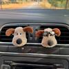Piloto perro decoración salida de aire coche decoración aromaterapia coche lindo suministros interiores coche con aire acondicionado soporte generación