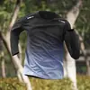 Camiseta Manga Longa Masculina de Verão Fina com Proteção Solar, Disponível, Esportiva, Secagem Rápida, Camada Interna, Respirável, Solta, Estilo Masculino para Montanhismo