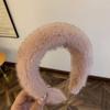 Maillard headband peludo outono e inverno cocar de alta qualidade lavagem do rosto pressão do cabelo borda larga faixa de pelúcia feminina alta Crânio top pacote de cabelo