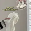 Calcetines Sin Costuras Mujer Tono Agitado Mismo Calcetín de Media Caña Luna Calcetines Sin Hueso Edición Estudiante Color Sólido Calcetines Blancos Calcetines de Media Caña Apilados